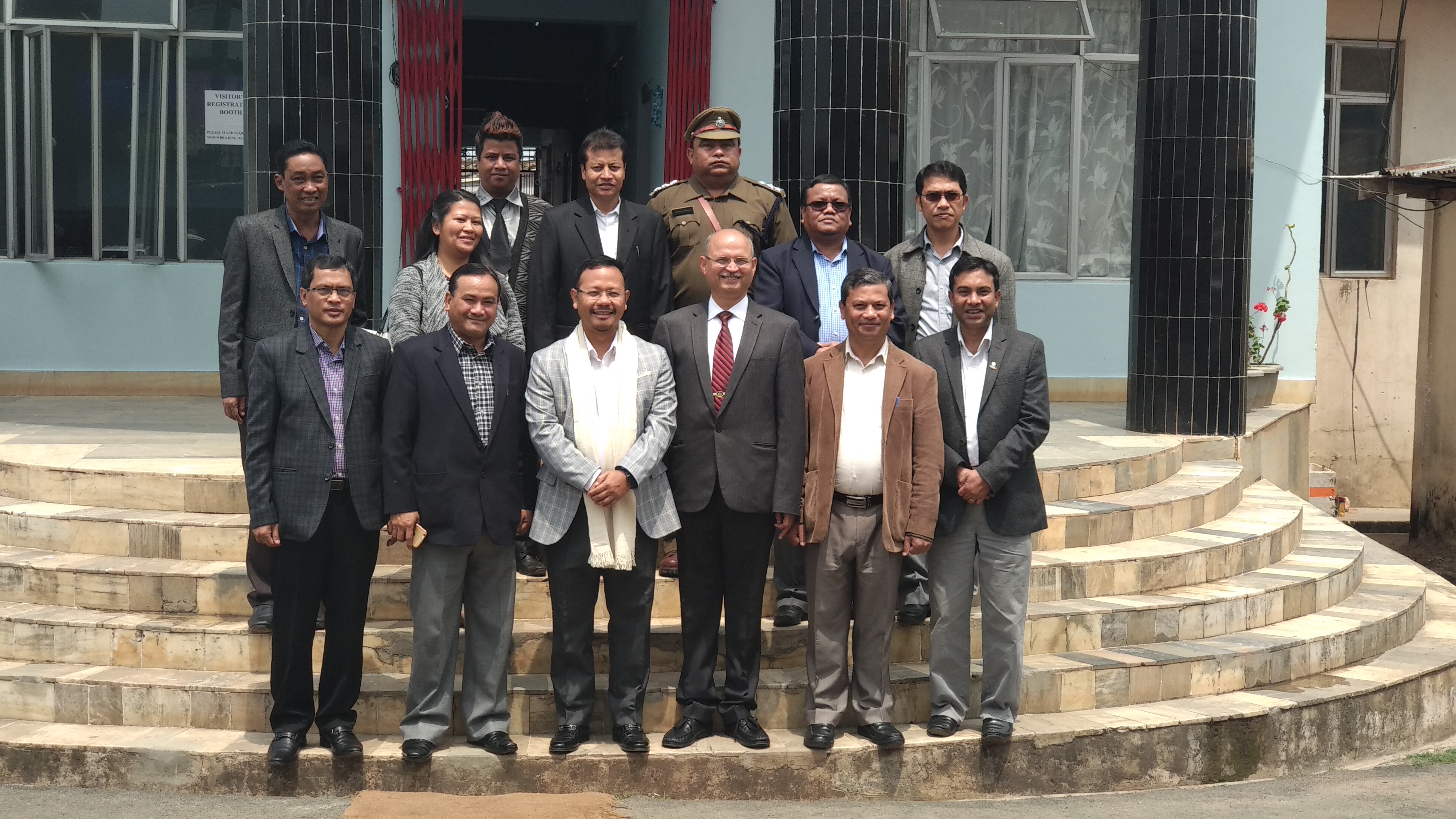 Officials of Home(Jails), DG Prisons, NIC alongside Shri. James P.K.Sangma Hon'ble Home Minister on the occasion